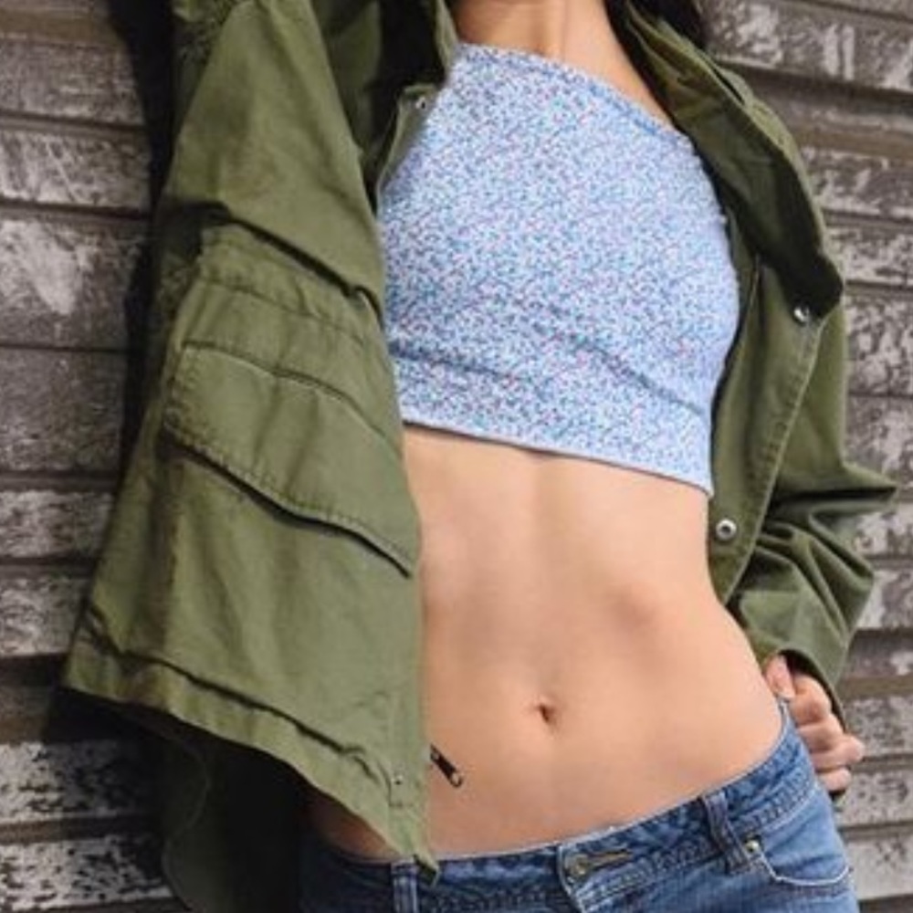 Floral crop top